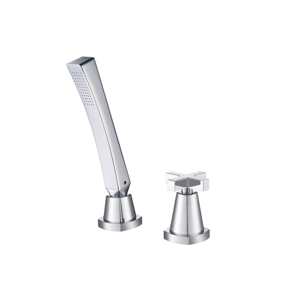 Isenberg By Flusso - Deck Diverter With Holder & Hose - Chrome