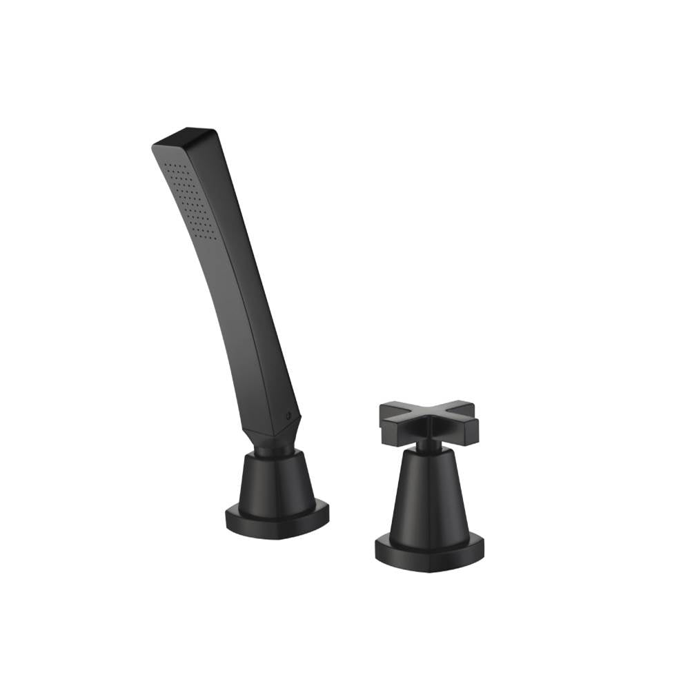 Isenberg By Flusso - Deck Diverter With Holder & Hose - Matte Black