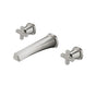 Isenberg By Flusso - Trim For Two Handle Wall Mounted Tub Filler - Brushed Nickel PVD