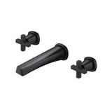 Isenberg By Flusso - Trim For Two Handle Wall Mounted Tub Filler - Matte Black