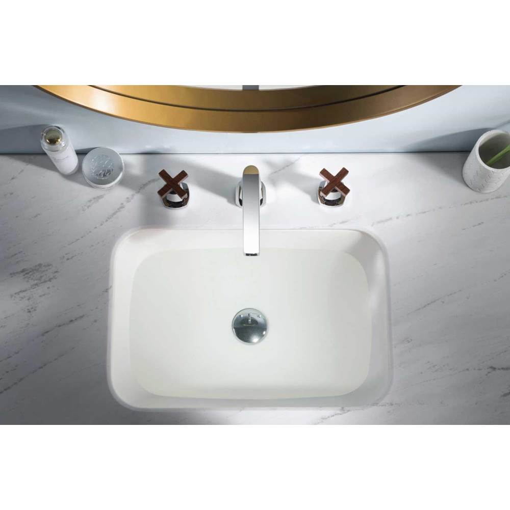 Three Hole 8'' Widespread Two Handle Bathroom Faucet