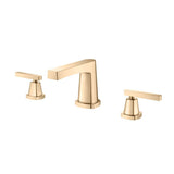 Isenberg By Flusso - Three Hole 8'' Widespread Two Handle Bathroom Faucet - Brushed Bronze Pvd