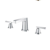 Isenberg By Flusso - Three Hole 8'' Widespread Two Handle Bathroom Faucet - Chrome