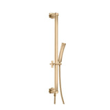 Isenberg By Flusso - Hand Shower Set with Slide Bar, Integrated Elbow & Hose - Brushed Bronze Pvd