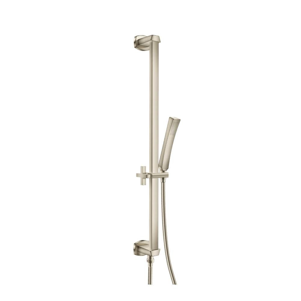 Isenberg By Flusso - Hand Shower Set with Slide Bar, Integrated Elbow & Hose - Brushed Nickel PVD