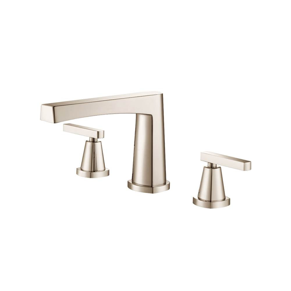 Isenberg By Flusso - 3 Hole Deck Mount Roman Tub Faucet - Polished Nickel PVD