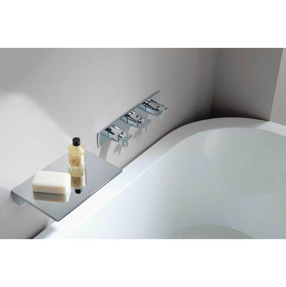 3/4'' Horizontal Thermostatic Valve with 2 Volume Controls &  Trim