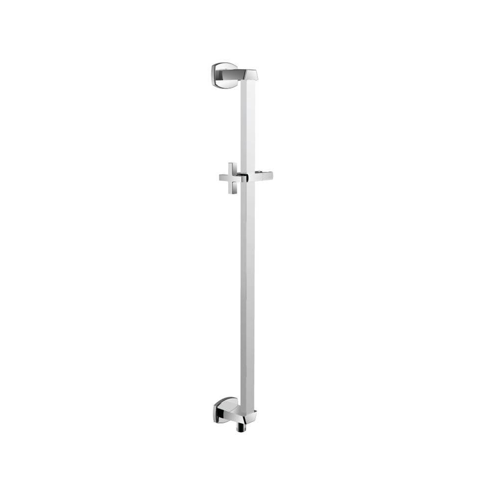 Isenberg By Flusso - Shower Slide Bar With Integrated Wall Elbow - Chrome