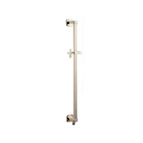 Isenberg By Flusso - Shower Slide Bar With Integrated Wall Elbow - Polished Nickel PVD