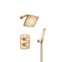 Isenberg By Flusso - Two Output Shower Set With Shower Head And Hand Held - Brushed Bronze Pvd