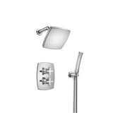Isenberg By Flusso - Two Output Shower Set With Shower Head And Hand Held - Chrome