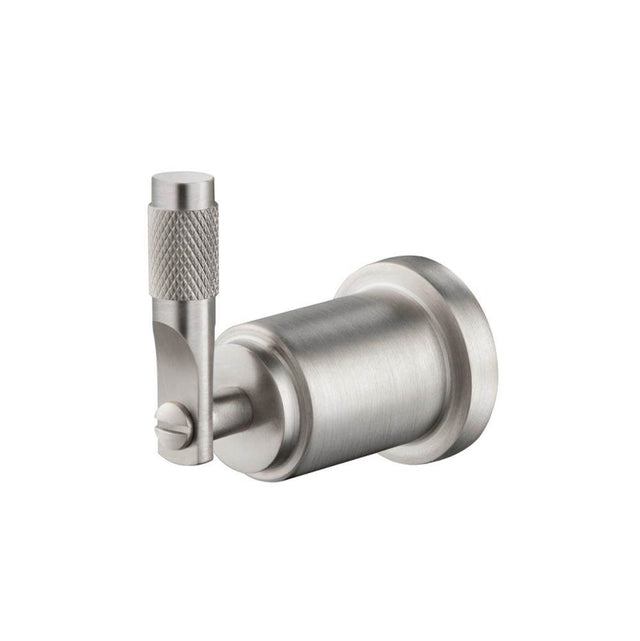 Isenberg By Flusso - Brass Bathroom Towel / Robe Hook - Brushed Nickel PVD