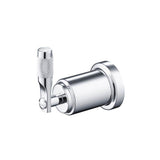 Isenberg By Flusso - Brass Bathroom Towel / Robe Hook - Chrome