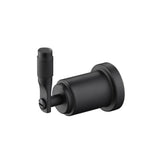 Isenberg By Flusso - Brass Bathroom Towel / Robe Hook - Matte Black