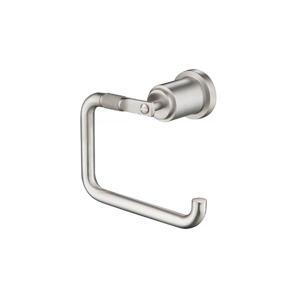 Isenberg By Flusso - Brass Toilet Paper Holder - Brushed Nickel PVD