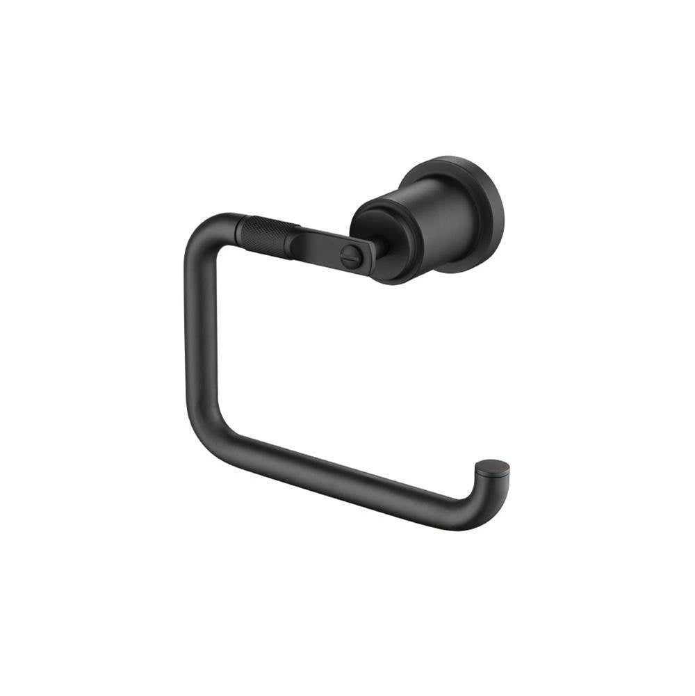 Isenberg By Flusso - Brass Toilet Paper Holder - Matte Black