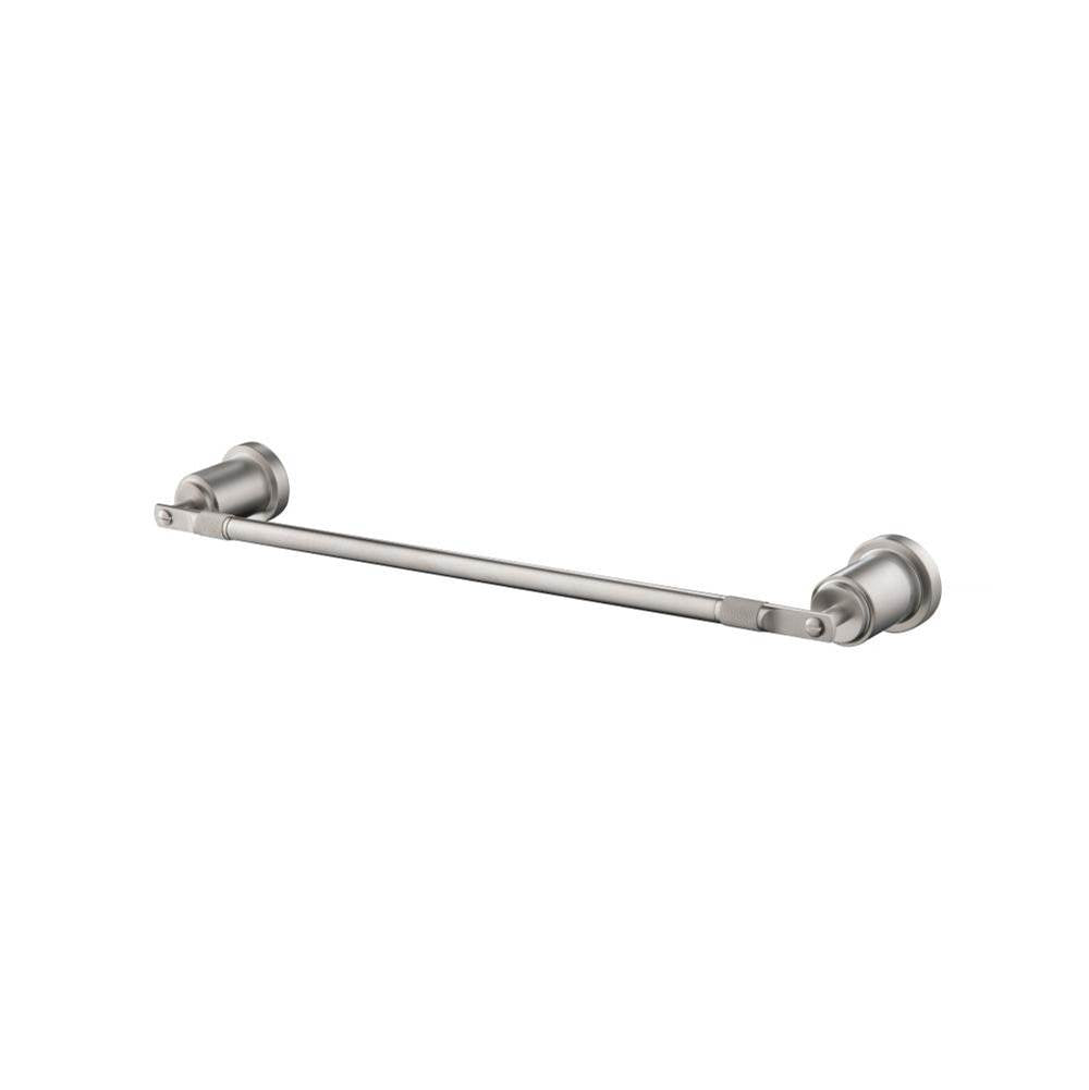 Isenberg By Flusso - Brass Towel Bar - 18'' - Brushed Nickel PVD