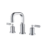 Isenberg By Flusso - Three Hole 8'' Widespread Two Handle Bathroom Faucet - Chrome
