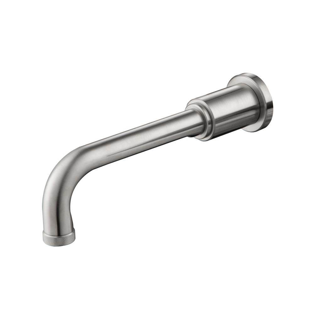 Isenberg By Flusso - Wall Mount Non Diverting Tub Spout - Brushed Nickel PVD