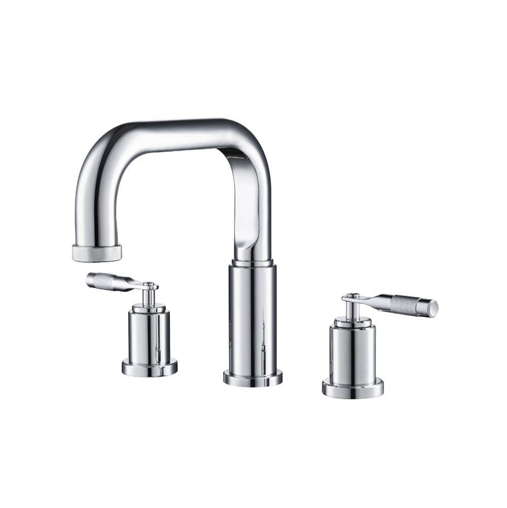 Isenberg By Flusso - 3 Hole Deck Mount Roman Tub Faucet - Chrome