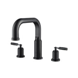 Isenberg By Flusso - 3 Hole Deck Mount Roman Tub Faucet - Matte Black