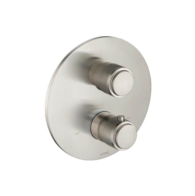 Isenberg By Flusso - Trim For Thermostatic Valve - Brushed Nickel PVD