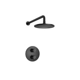 Isenberg By Flusso - Single Output Shower Set With Shower Head And Arm - Matte Black