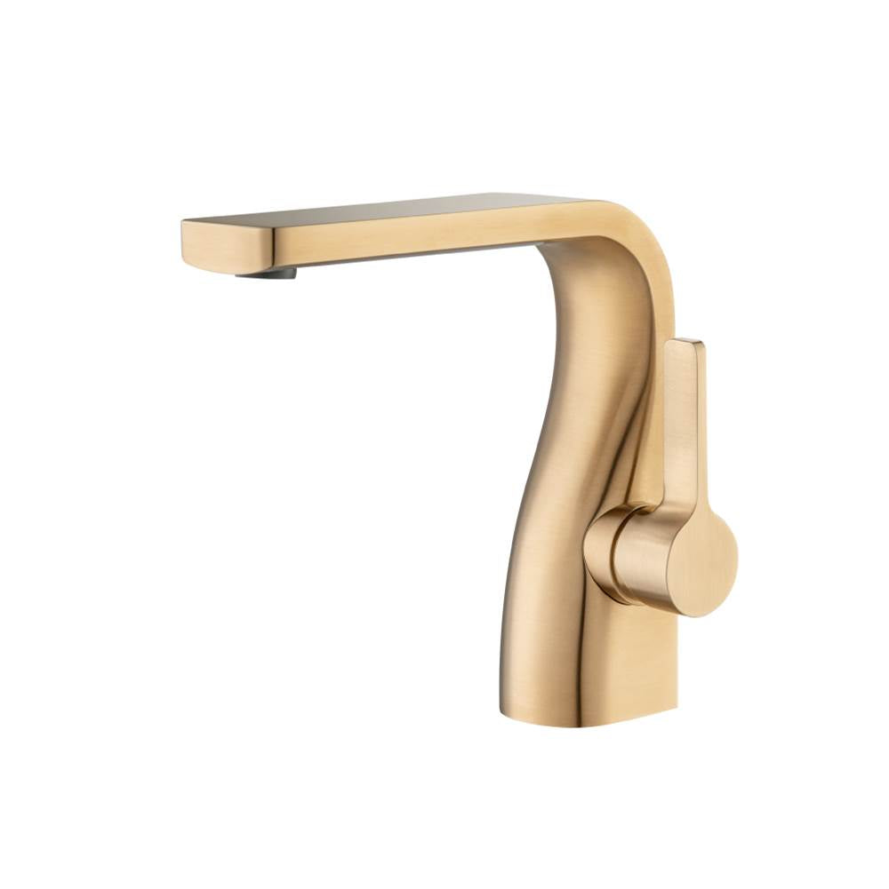 Isenberg By Flusso - Single Hole Bathroom Faucet - Brushed Bronze Pvd