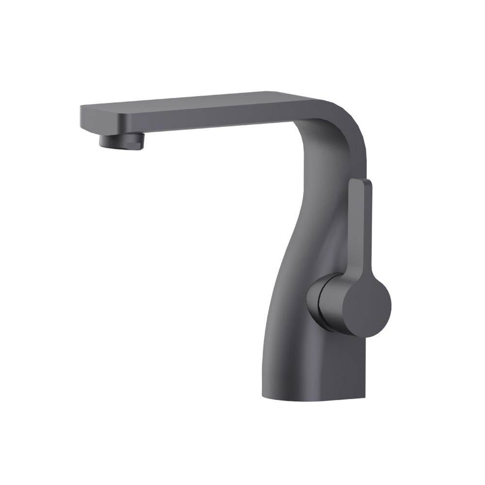 Isenberg By Flusso - Single Hole Bathroom Faucet - Dark Grey
