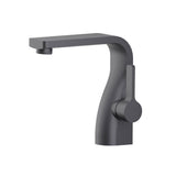 Isenberg By Flusso - Single Hole Bathroom Faucet - Dark Grey