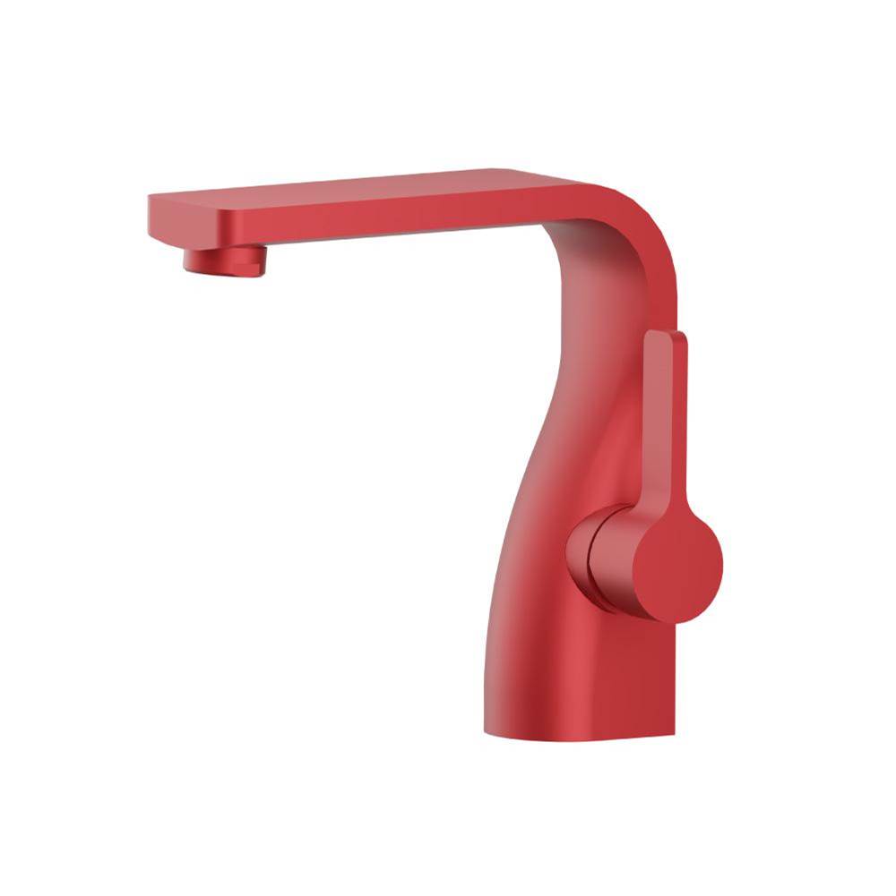 Isenberg By Flusso - Single Hole Bathroom Faucet - Deep Red