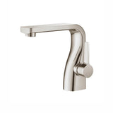 Isenberg By Flusso - Single Hole Bathroom Faucet - Polished Nickel PVD