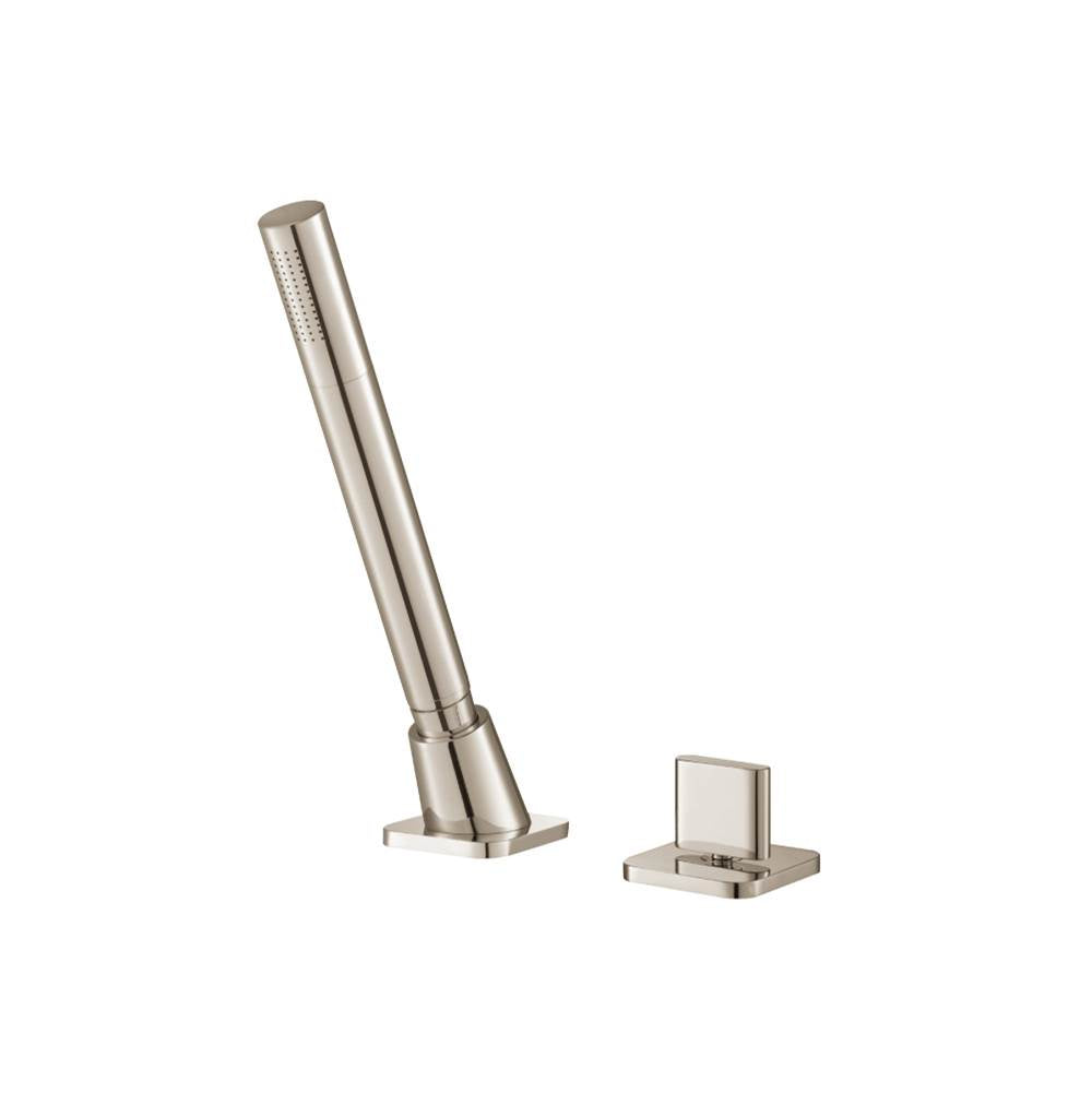 Isenberg By Flusso - Deck Diverter With Holder & Hose - Polished Nickel PVD