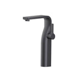 Isenberg By Flusso - Single Hole Vessel Faucet - Dark Grey