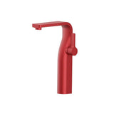 Isenberg By Flusso - Single Hole Vessel Faucet - Deep Red