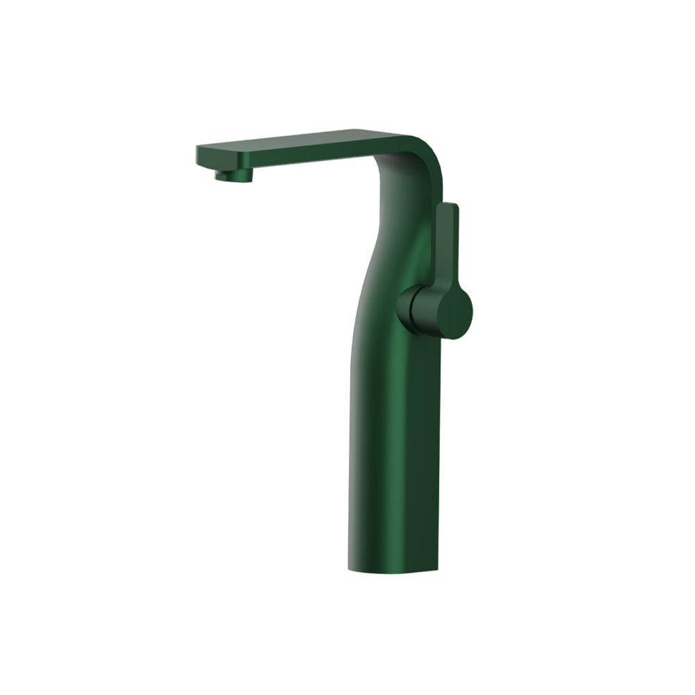 Isenberg By Flusso - Single Hole Vessel Faucet - Leaf Green