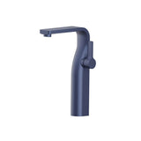 Isenberg By Flusso - Single Hole Vessel Faucet - Navy Blue