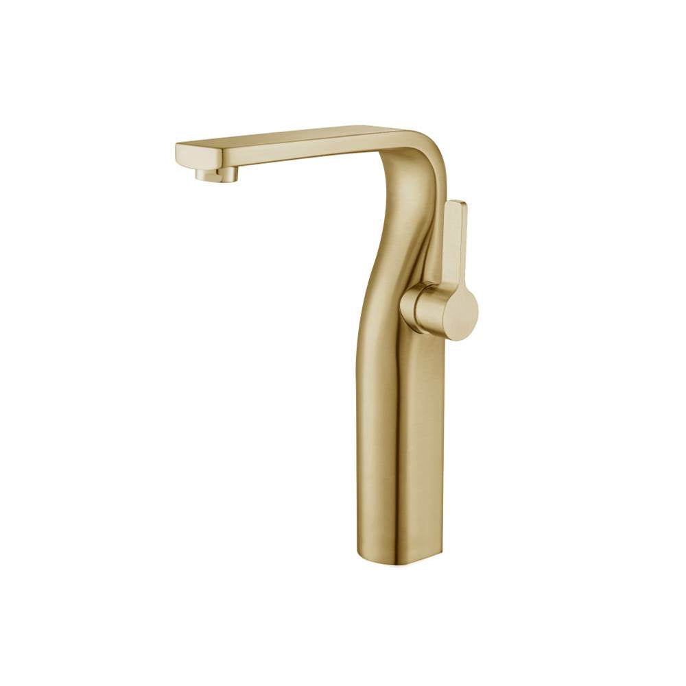 Isenberg By Flusso - Single Hole Vessel Faucet - Satin Brass PVD