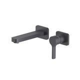 Isenberg By Flusso - Single Handle Wall Mounted Bathroom Faucet - Dark Grey