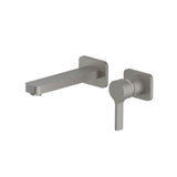 Isenberg By Flusso - Single Handle Wall Mounted Bathroom Faucet - Steel Grey