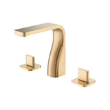 Isenberg By Flusso - Three Hole 8'' Widespread Two Handle Bathroom Faucet - Brushed Bronze Pvd