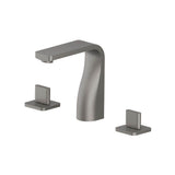 Isenberg By Flusso - Three Hole 8'' Widespread Two Handle Bathroom Faucet - Steel Grey