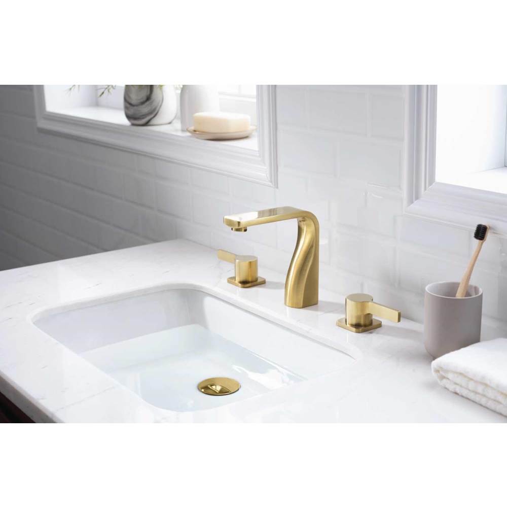 Three Hole 8'' Widespread Two Handle Bathroom Faucet