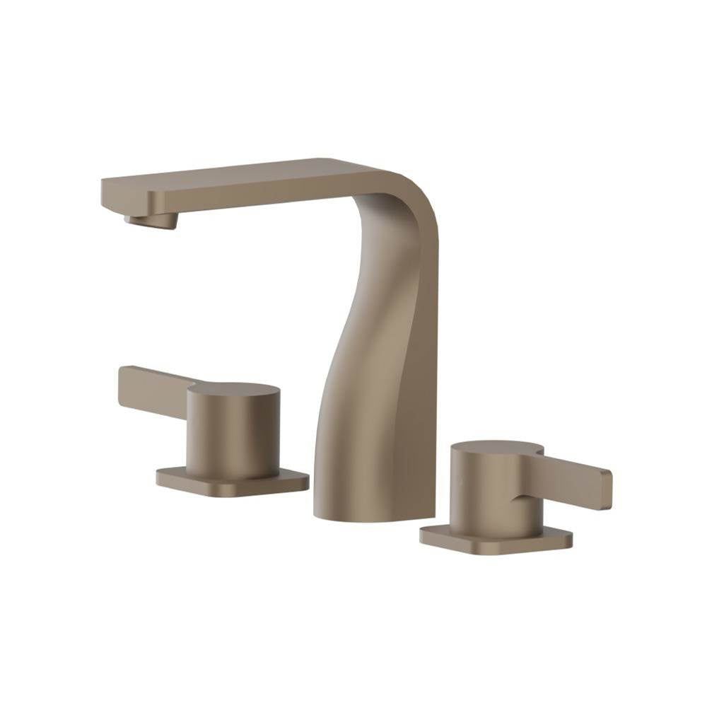 Isenberg By Flusso - Three Hole 8'' Widespread Two Handle Bathroom Faucet - Dark Tan