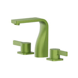 Isenberg By Flusso - Three Hole 8'' Widespread Two Handle Bathroom Faucet - Isenberg Green