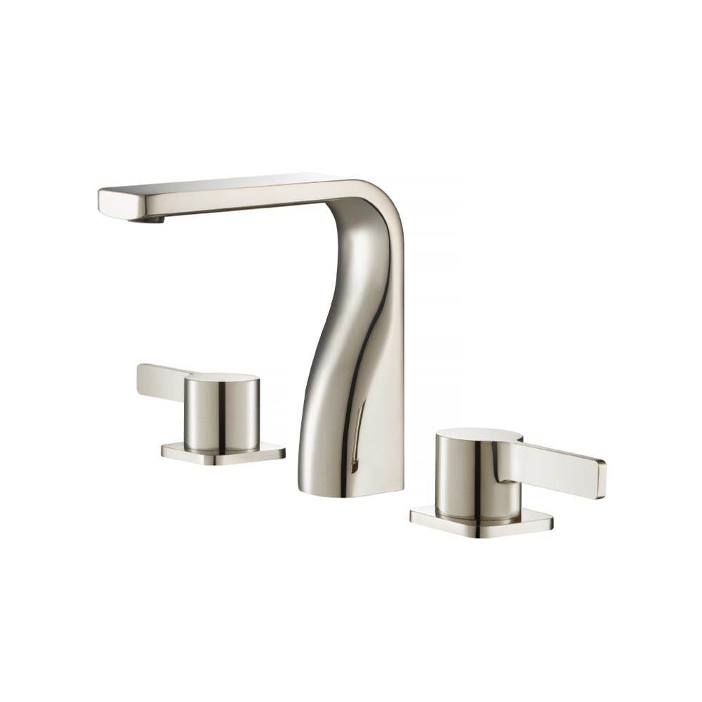 Isenberg By Flusso - Three Hole 8'' Widespread Two Handle Bathroom Faucet - Polished Nickel PVD