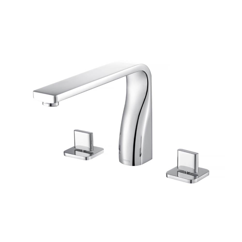 Isenberg By Flusso - 3 Hole Deck Mount Roman Tub Faucet - Chrome