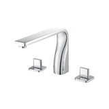 Isenberg By Flusso - 3 Hole Deck Mount Roman Tub Faucet - Chrome