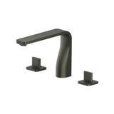 Isenberg By Flusso - 3 Hole Deck Mount Roman Tub Faucet - Dark Green