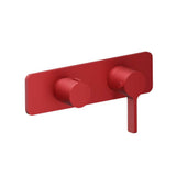 Isenberg By Flusso - 3/4'' Horizontal Thermostatic Shower Valve % Trim - 1 Ouptut - Deep Red